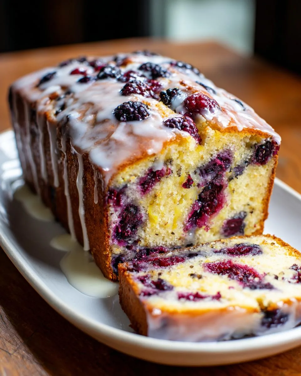 Black Raspberry Breakfast Loaf - detail 2