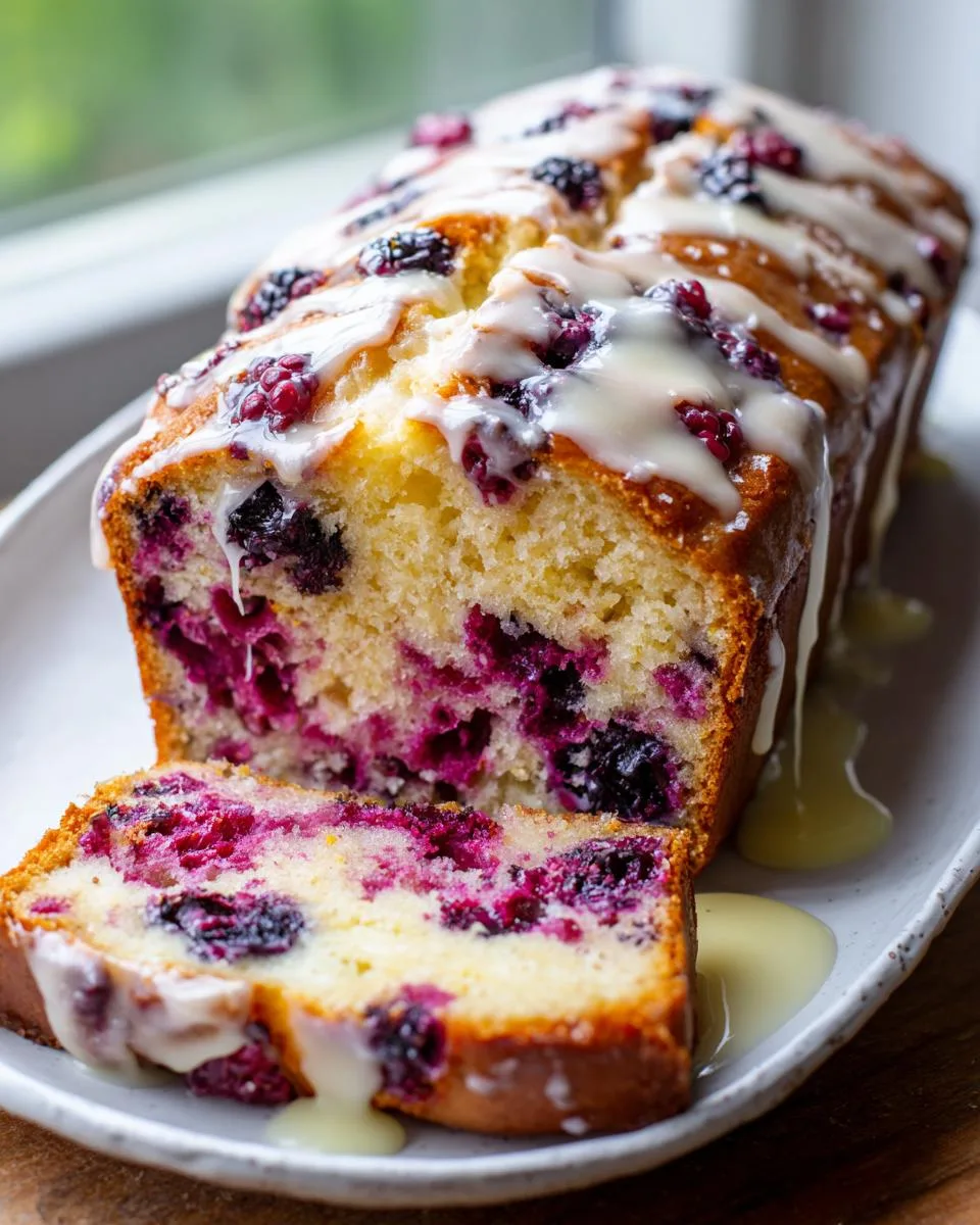 Black Raspberry Breakfast Loaf - detail 3