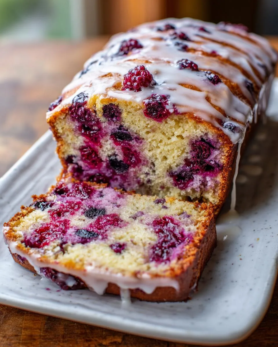 Black Raspberry Breakfast Loaf - detail 4