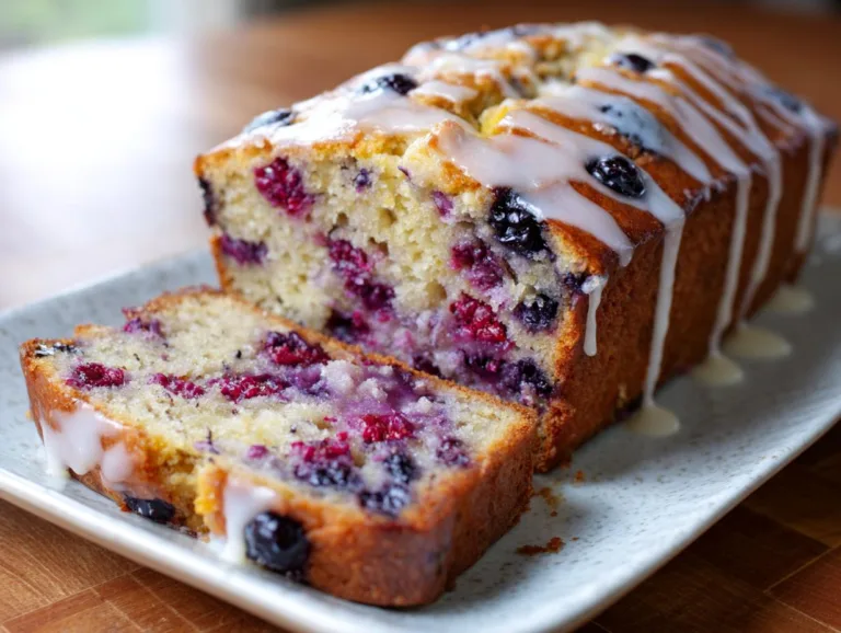 Black Raspberry Breakfast Loaf