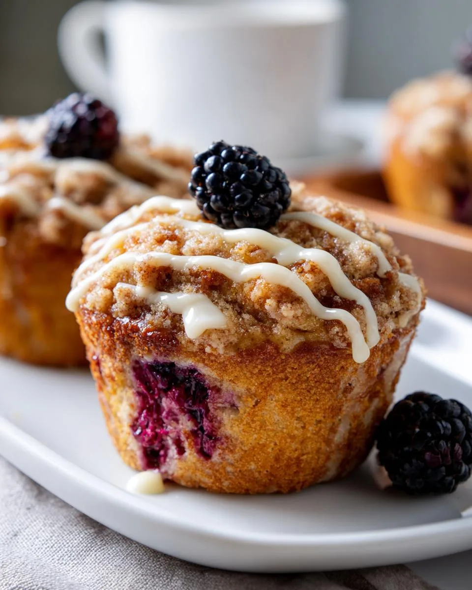 Black Raspberry Morning Muffins - detail 2