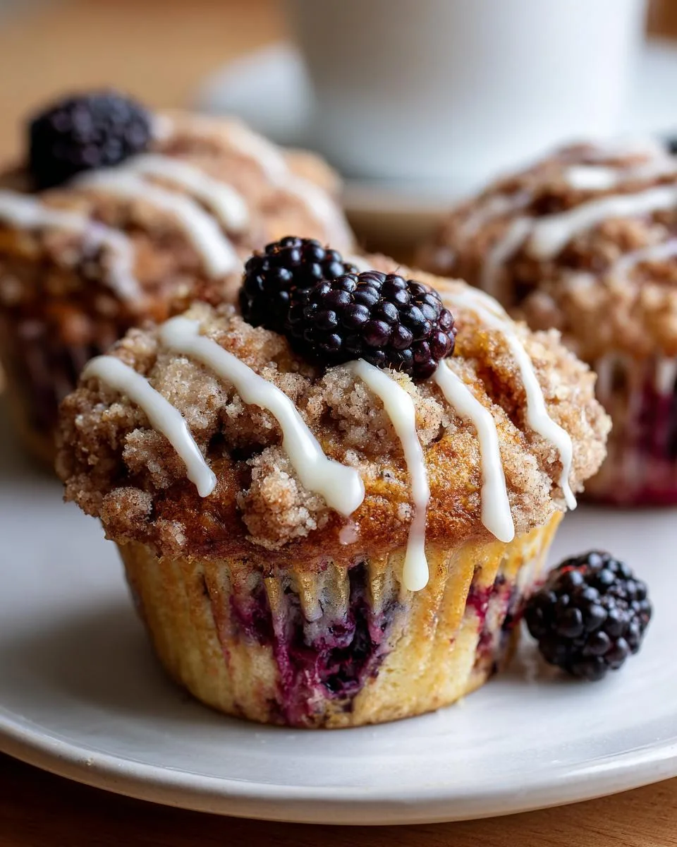 Black Raspberry Morning Muffins - detail 3