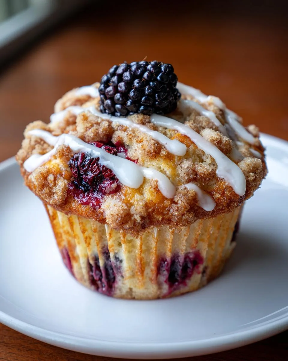 Black Raspberry Morning Muffins - detail 4