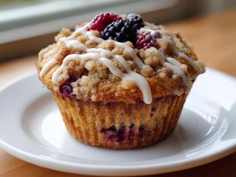 Black Raspberry Morning Muffins