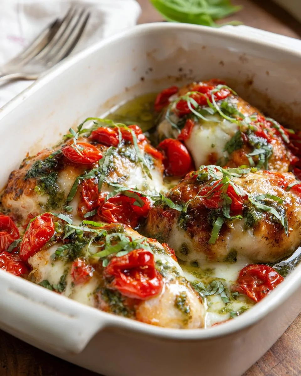 Caprese Chicken Bake - detail 3