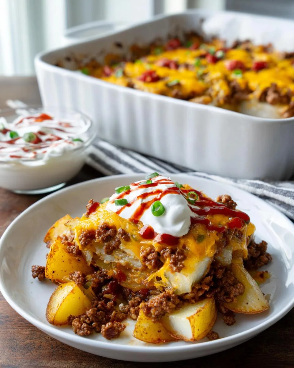 Cheesy Beef Potato Bake - detail 4
