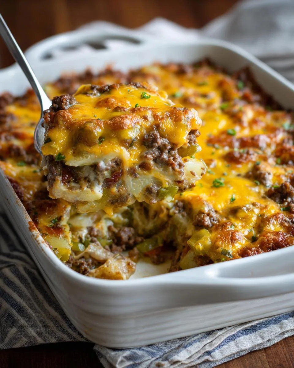 Cheesy Beef Potato Casserole - detail 1