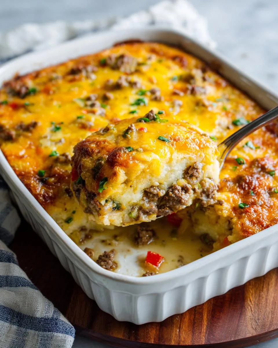 Cheesy Beef Potato Casserole - detail 3