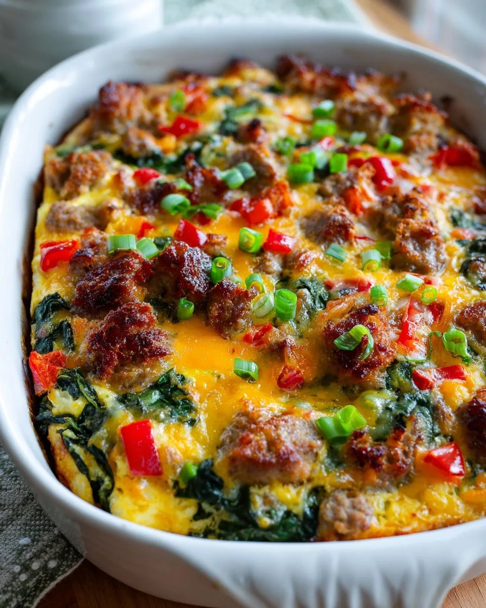 Cheesy Egg Rice Breakfast Bake - detail 4