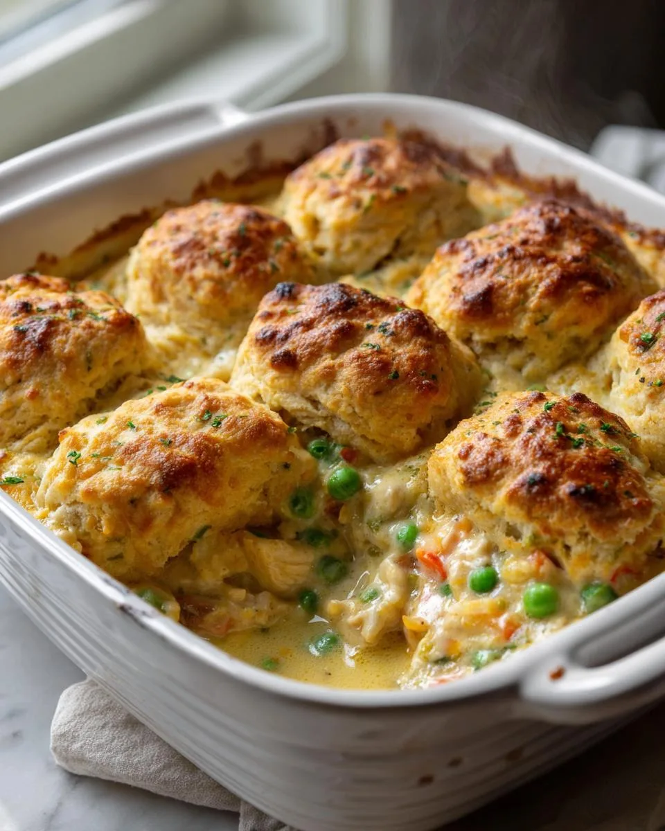 Chicken Biscuit Casserole - detail 1