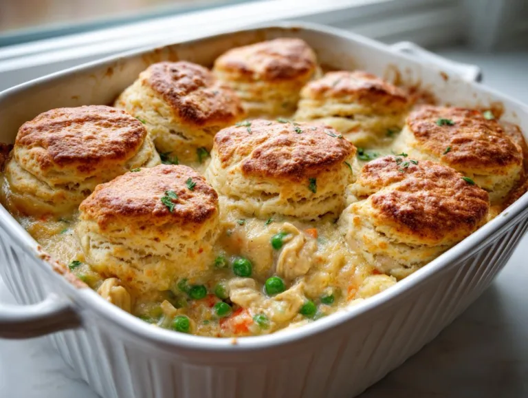 Chicken Biscuit Casserole