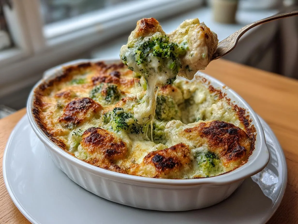 Creamy Chicken Broccoli Alfredo Bake in 45 Minutes Flat
