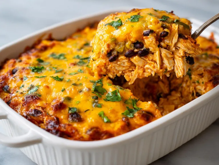Chicken Burrito Casserole