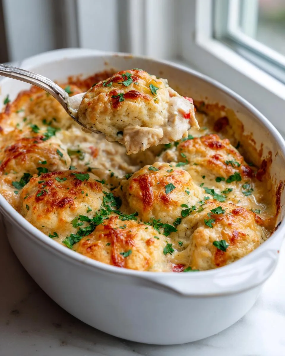 Chicken Cobbler Casserole - detail 2