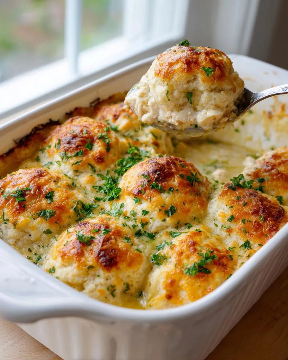 Chicken Cobbler Casserole - detail 3