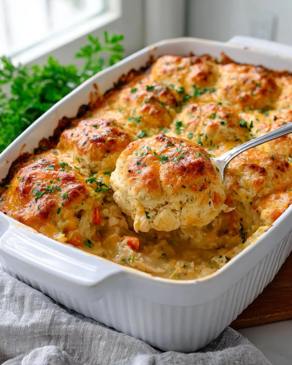 Chicken Cobbler Casserole - detail 4