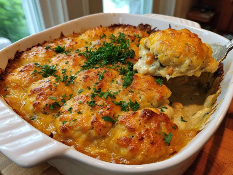 Chicken Cobbler Casserole
