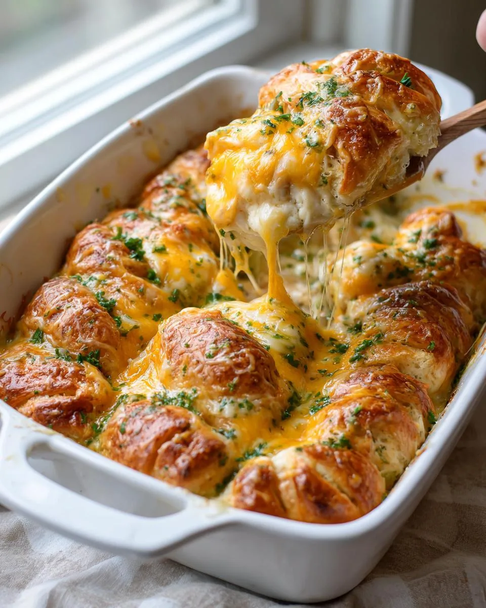 Chicken Crescent Roll Casserole - detail 2