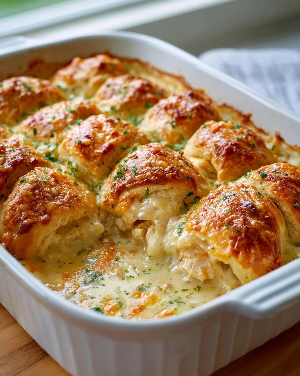 Chicken Crescent Roll Casserole - detail 3