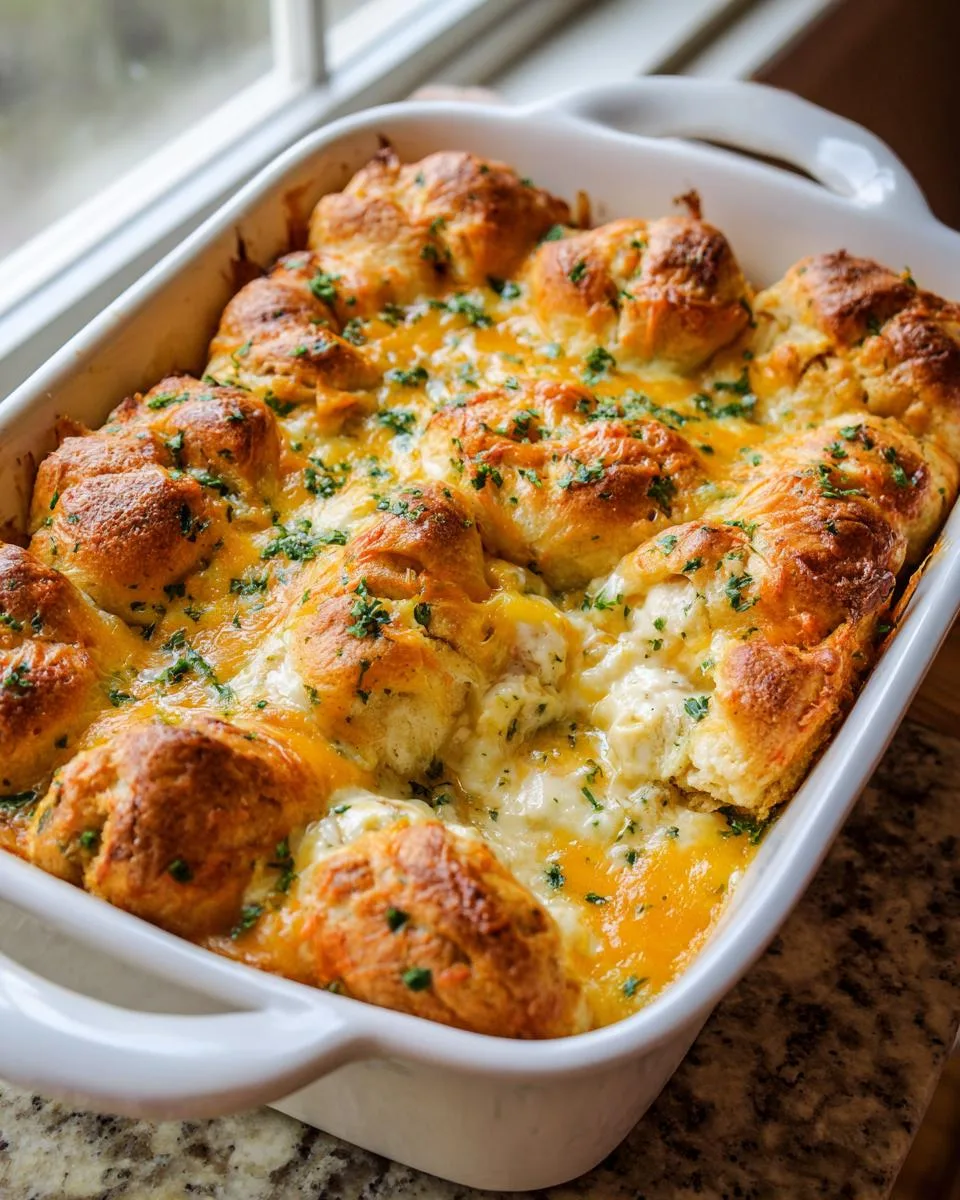 Chicken Crescent Roll Casserole - detail 4