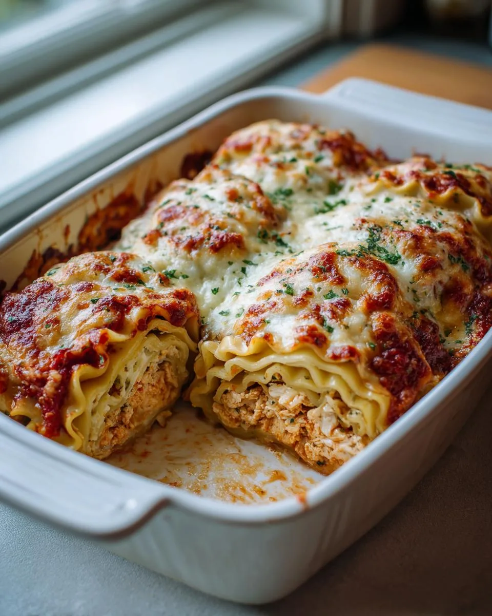 Chicken Lasagna Roll Ups - detail 2