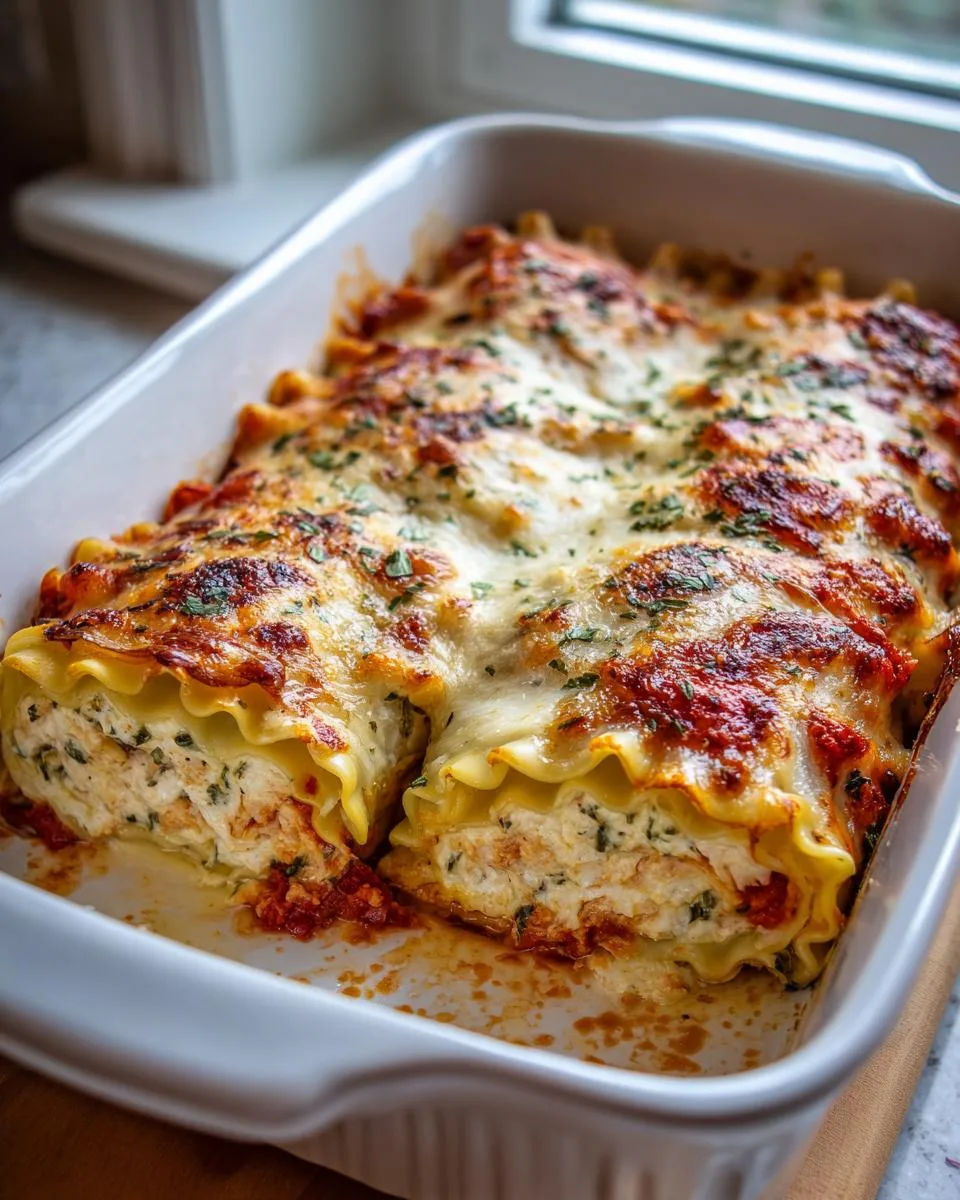 Chicken Lasagna Roll Ups - detail 4