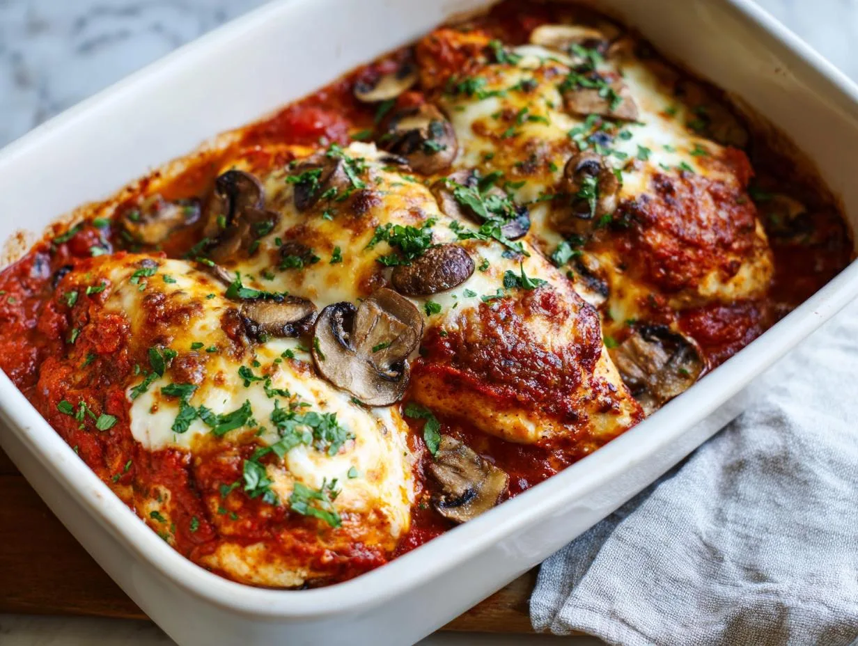 Delicious Chicken Mozzarella Bake in 30 Minutes Flat