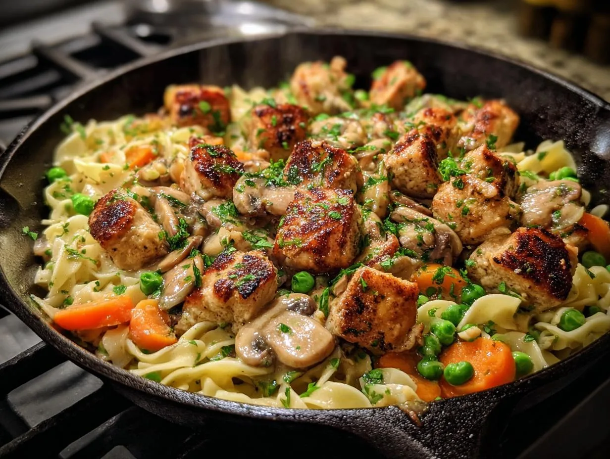 Savory 25-Minute Chicken Mushroom Skillet That Tastes Like Heaven