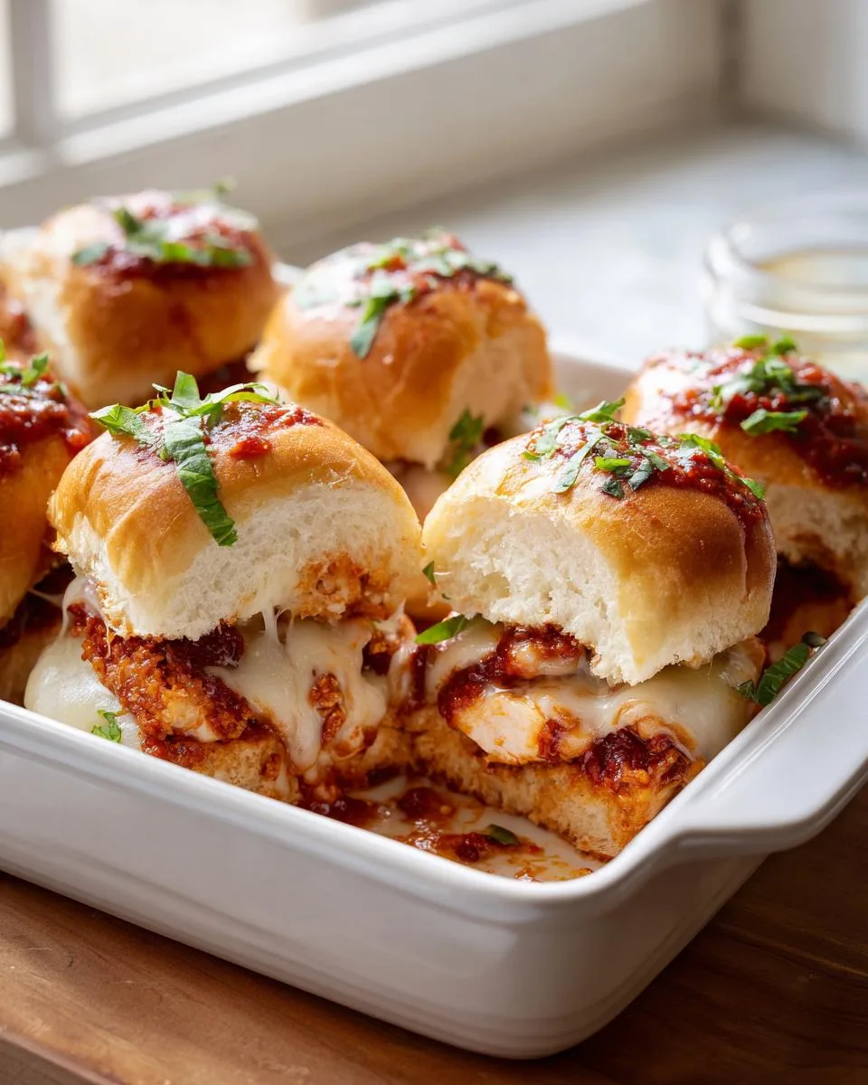 Chicken Parmesan Sliders - detail 1