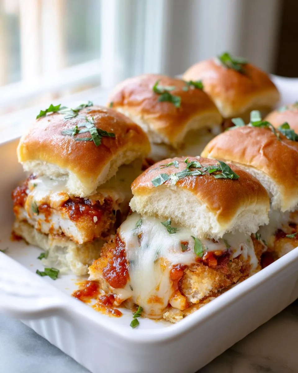 Chicken Parmesan Sliders - detail 2