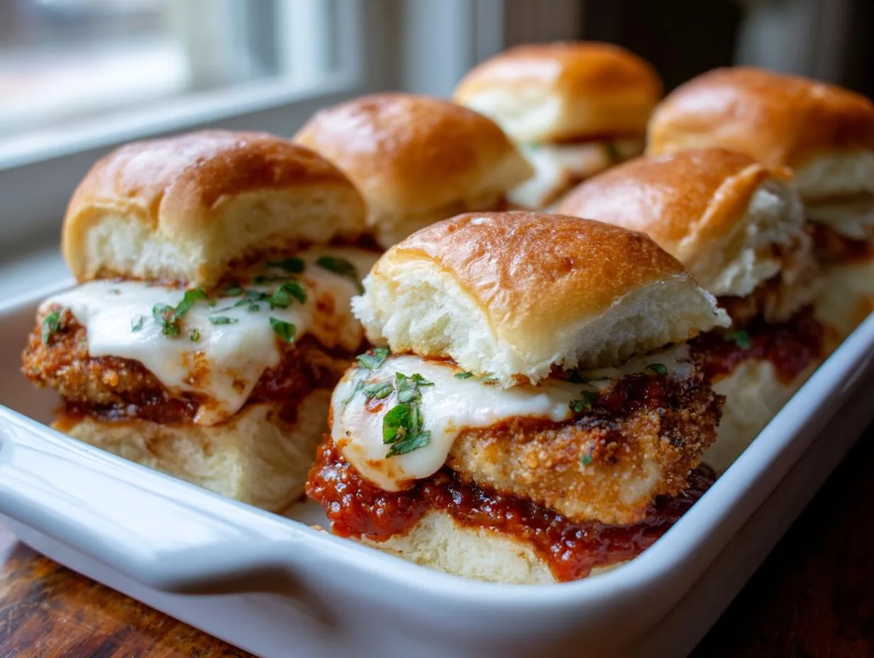 Crispy Chicken Parmesan Sliders That Disappear in 30 Minutes