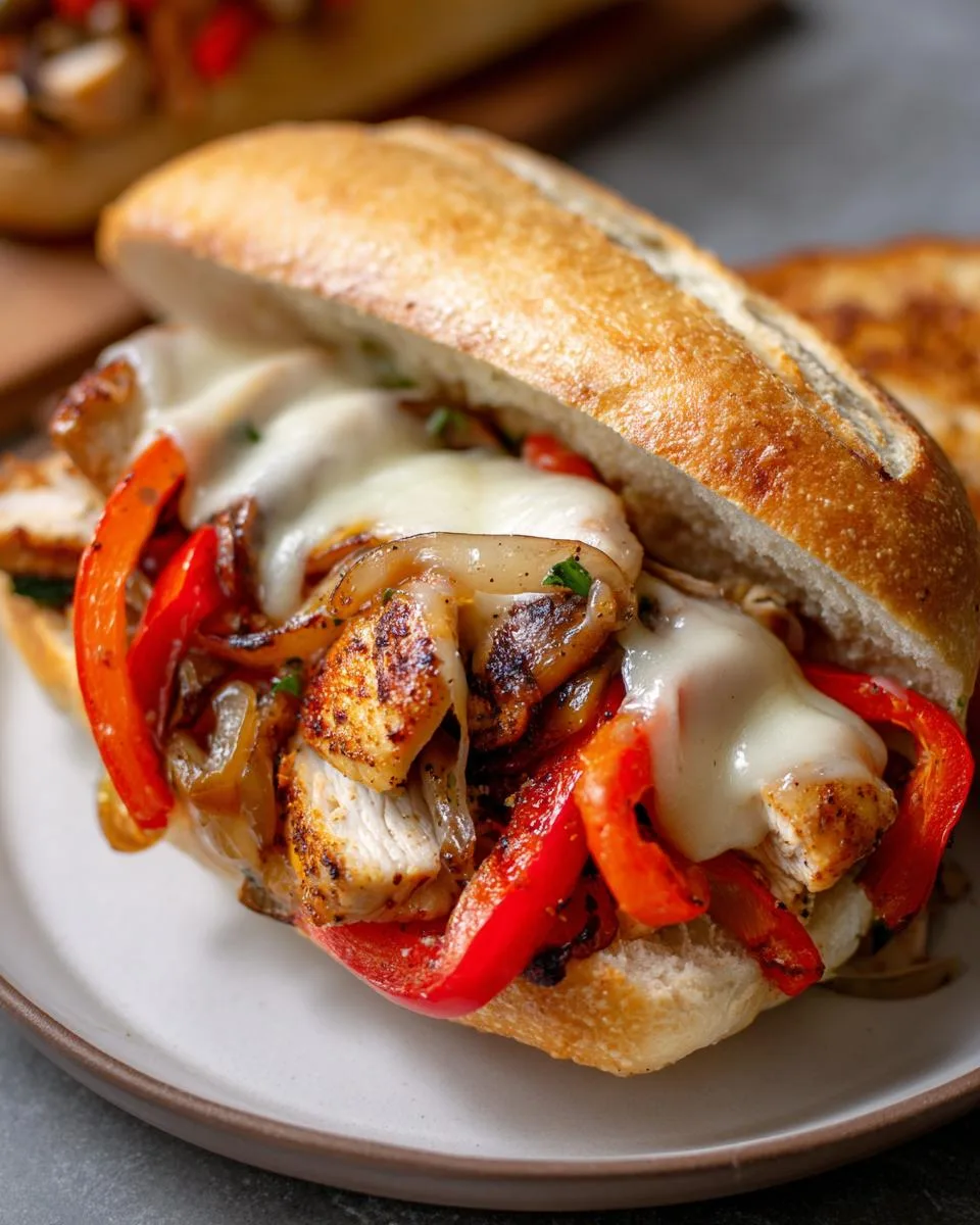 Chicken Philly Cheesesteak - detail 3