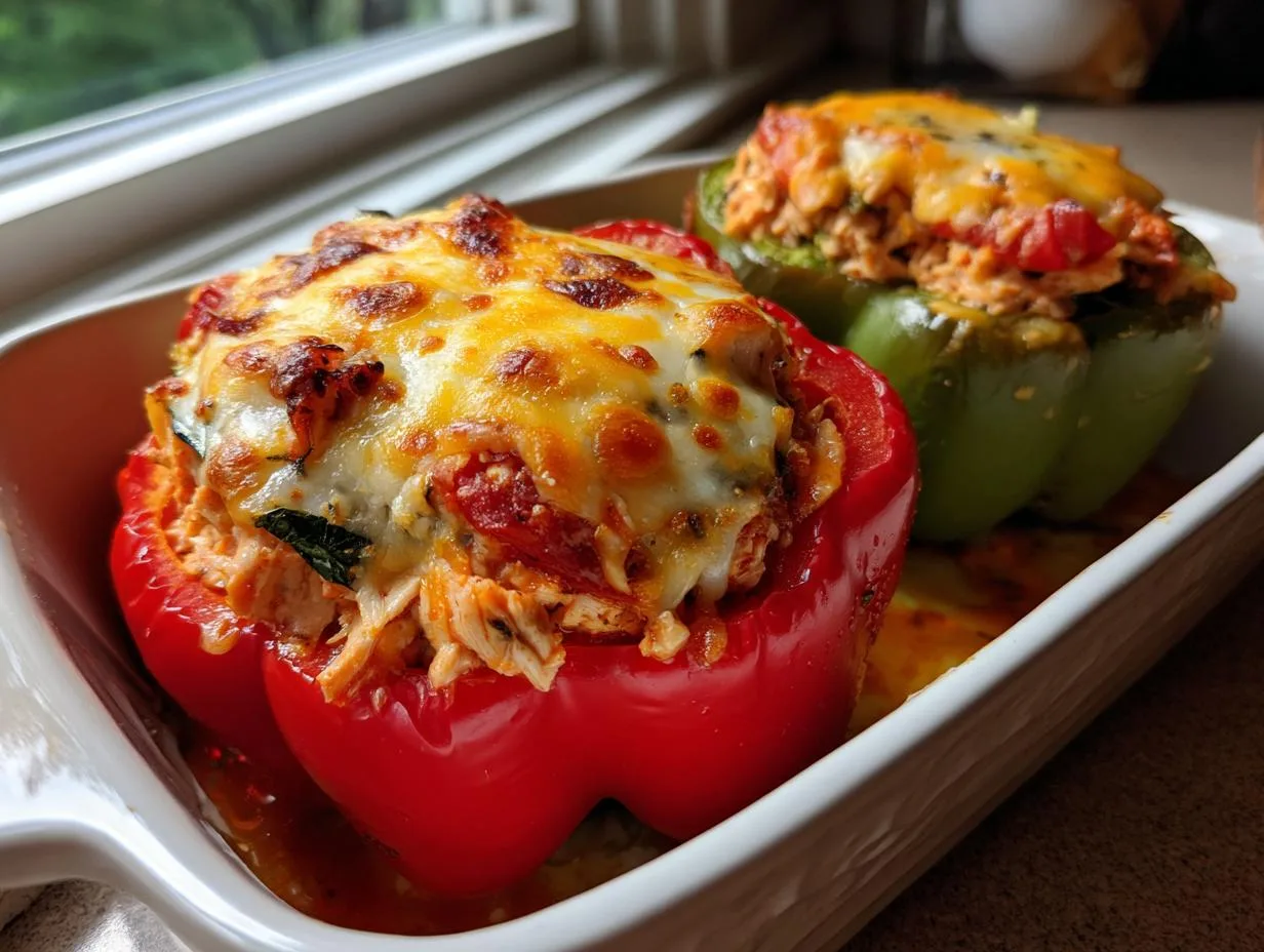 Irresistible Chicken Stuffed Peppers Recipe in Just 4 Steps