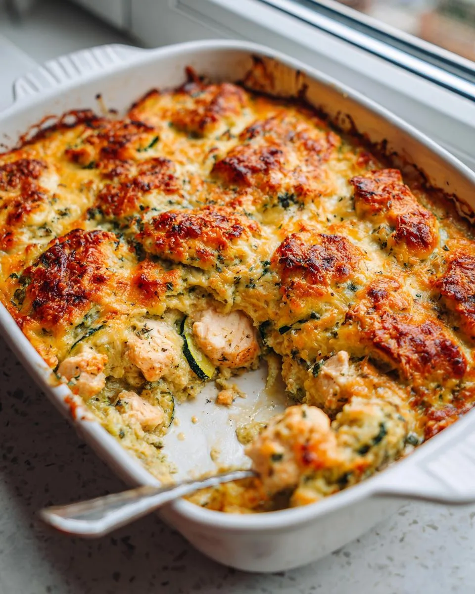 Chicken Zucchini Casserole - detail 3