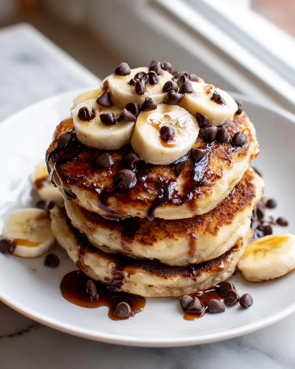 Chocolate Banana Protein Pancakes - detail 3
