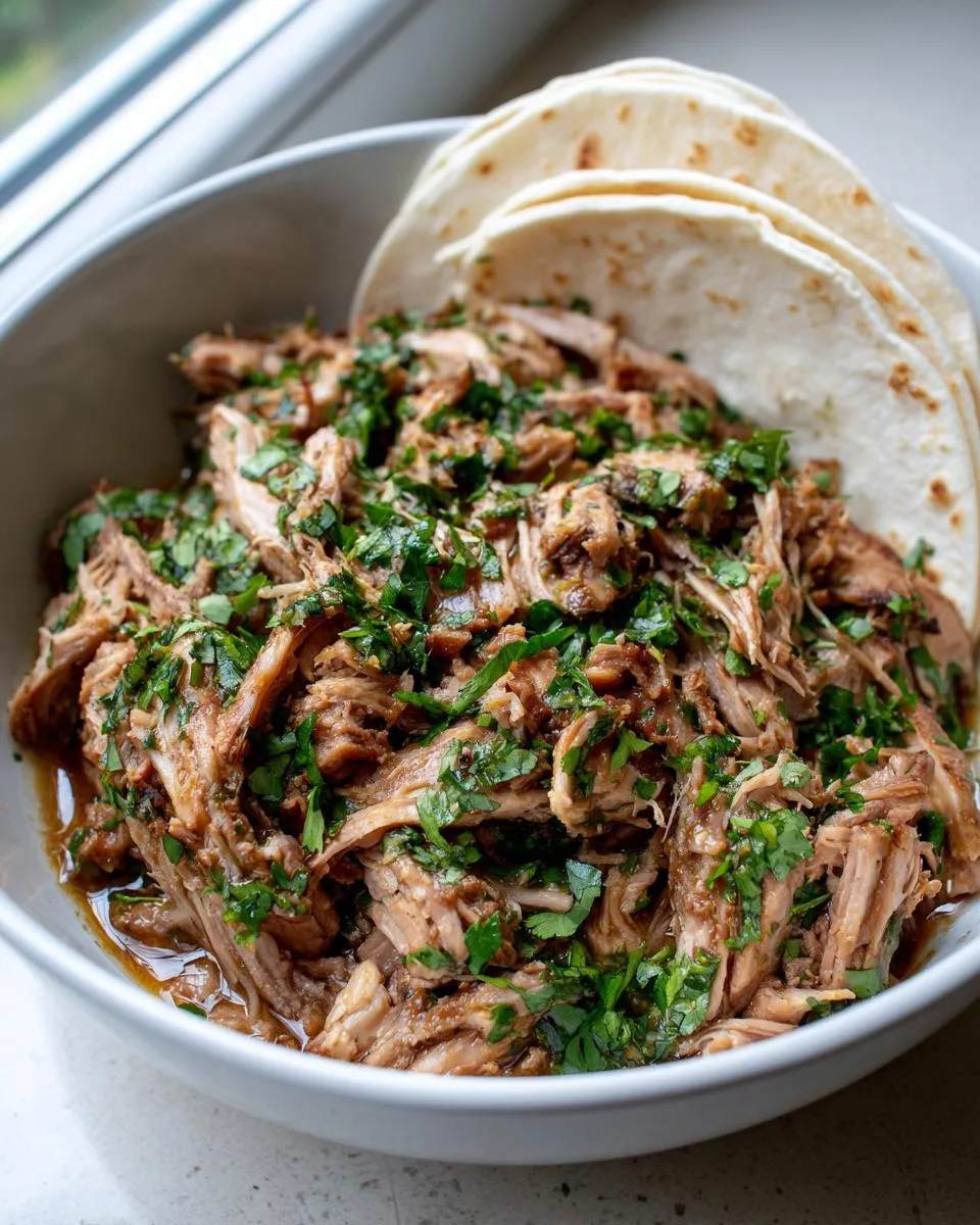 Cilantro Lime Pork Crockpot - detail 3