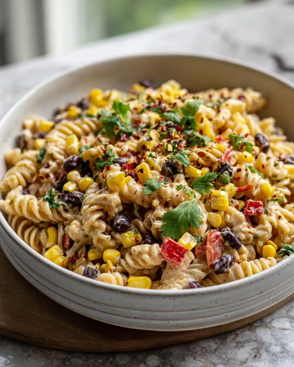 Corn Black Bean Pasta Salad - detail 2