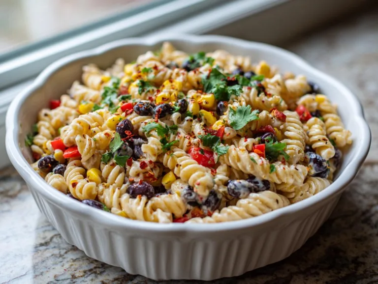 Corn Black Bean Pasta Salad