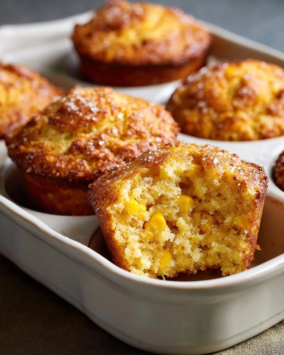Cornbread Breakfast Muffins - detail 1