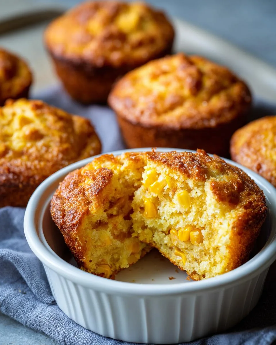 Cornbread Breakfast Muffins - detail 3