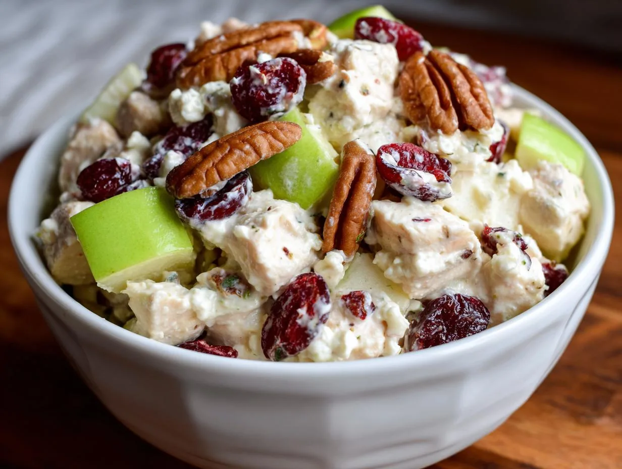 10-Minute Cottage Cheese Apple Chicken Salad – Healthy & Addictive