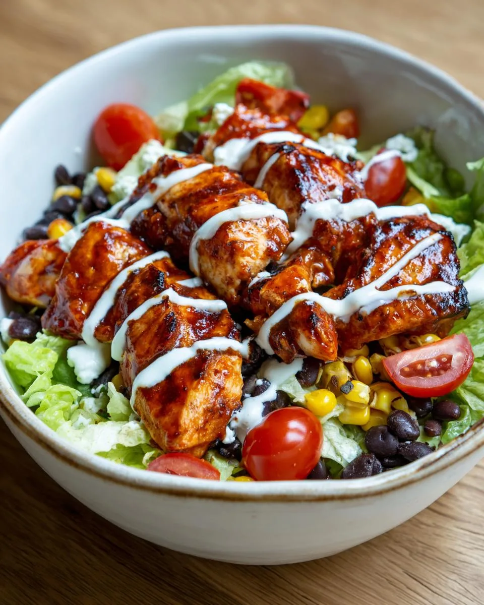 Cottage Cheese BBQ Chicken Salad - detail 2