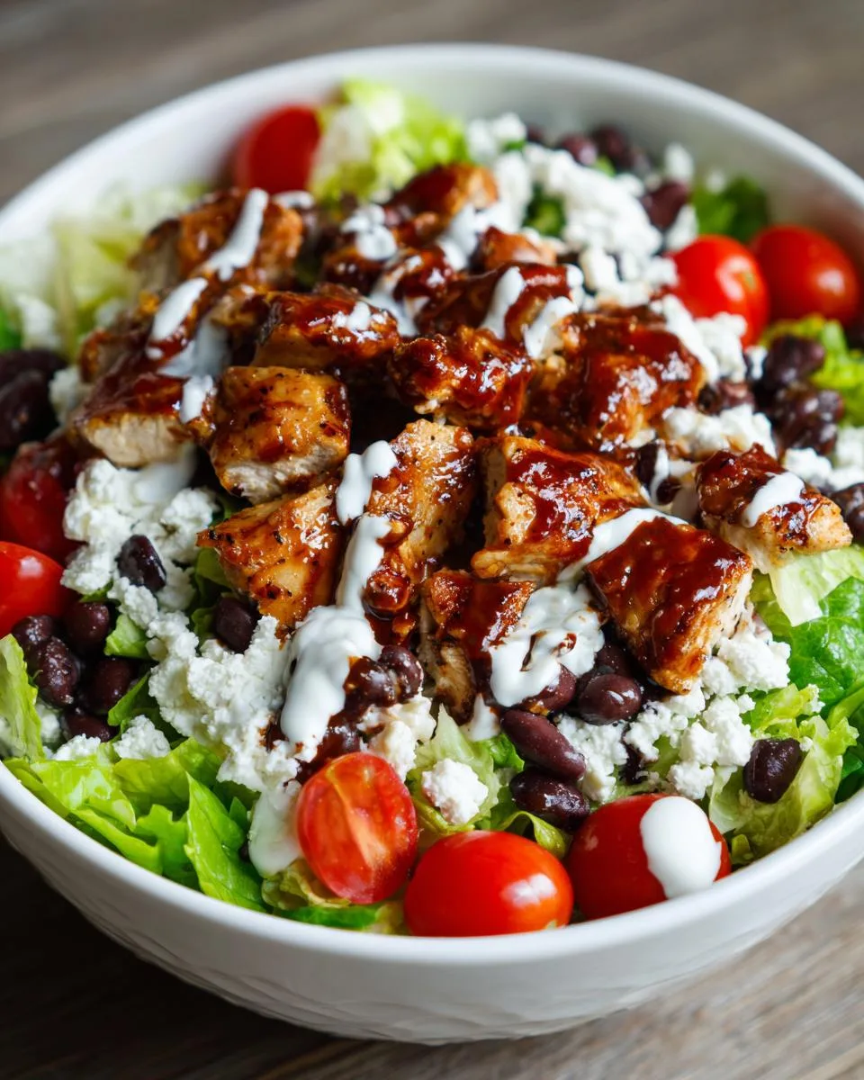 Cottage Cheese BBQ Chicken Salad - detail 3