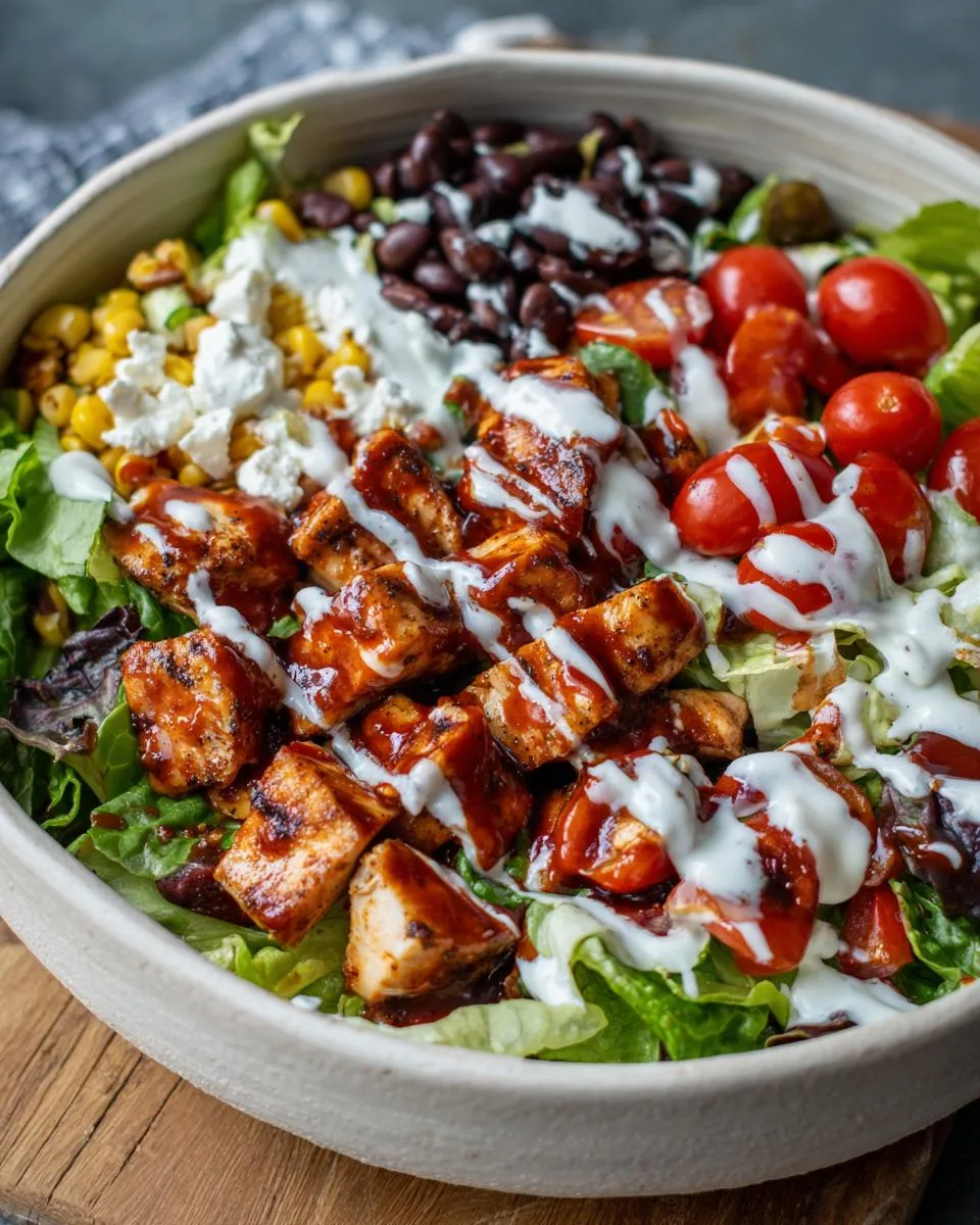 Cottage Cheese BBQ Chicken Salad - detail 4