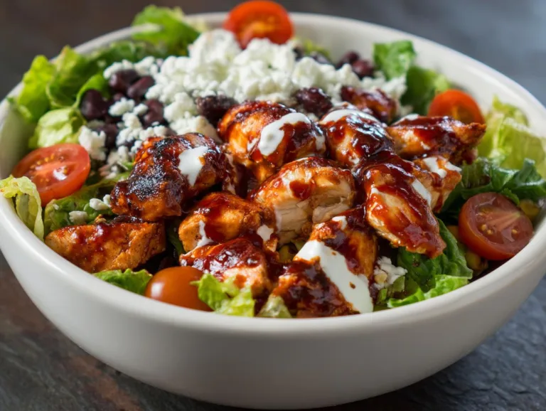 Cottage Cheese BBQ Chicken Salad