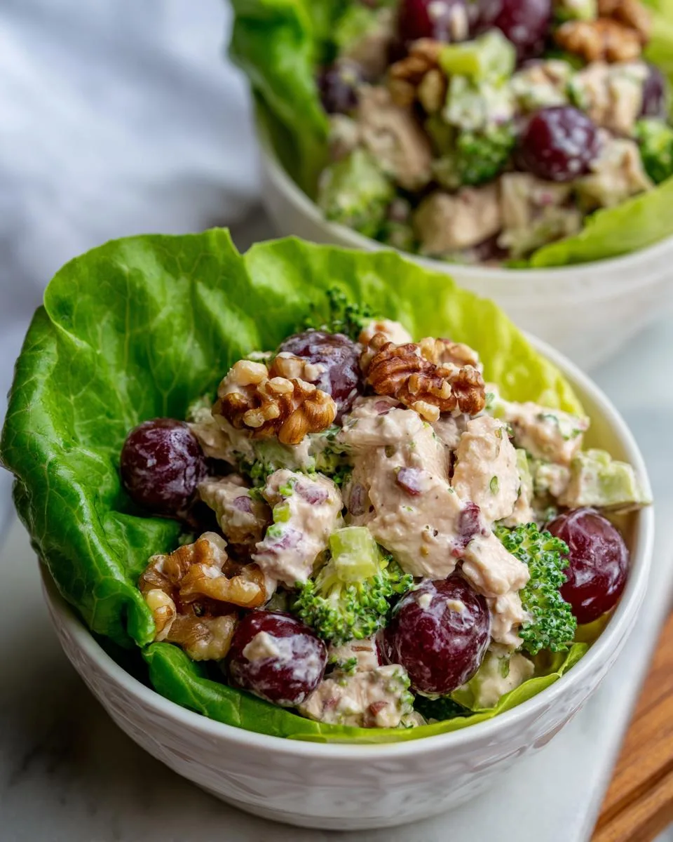 Cottage Cheese Broccoli Chicken Salad - detail 2