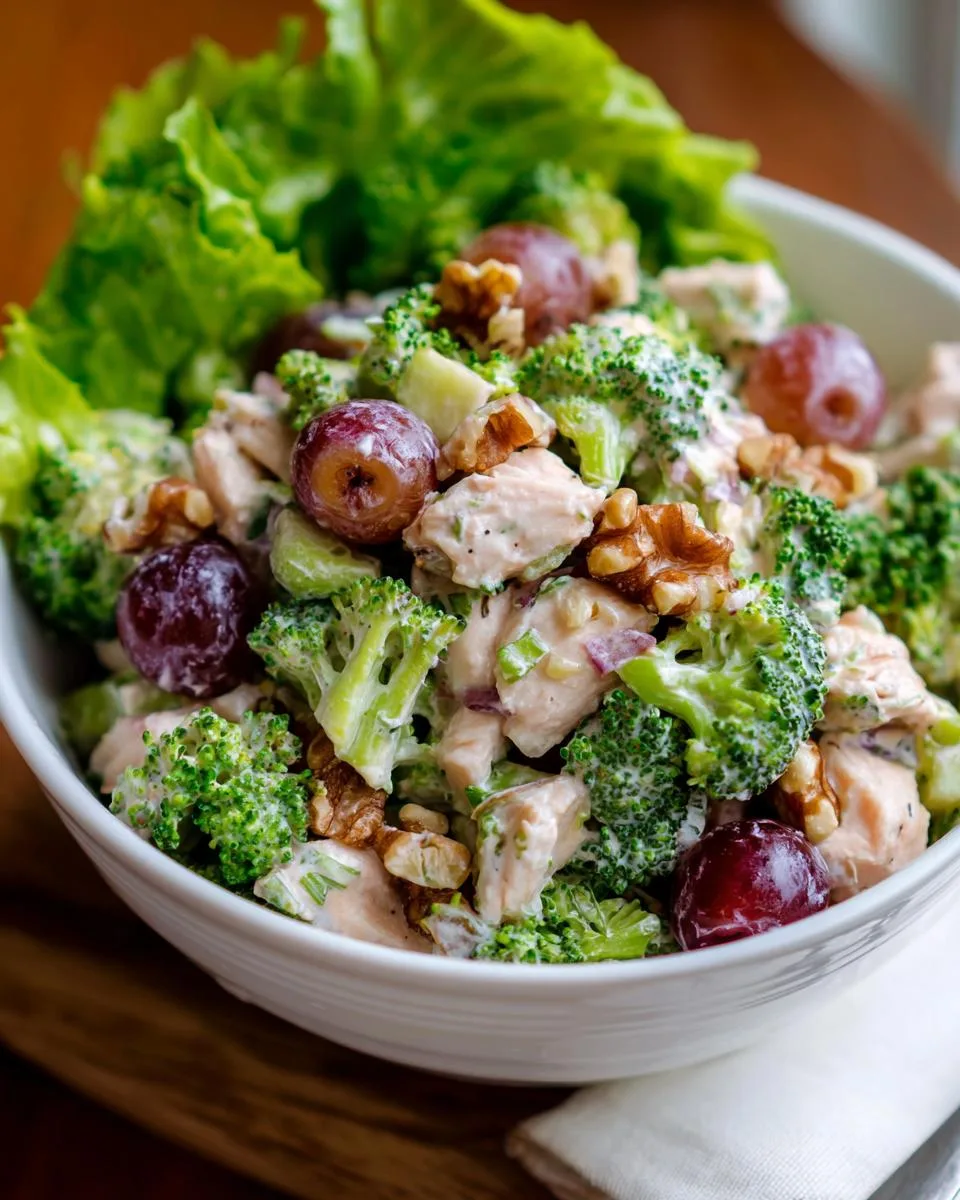 Cottage Cheese Broccoli Chicken Salad - detail 3