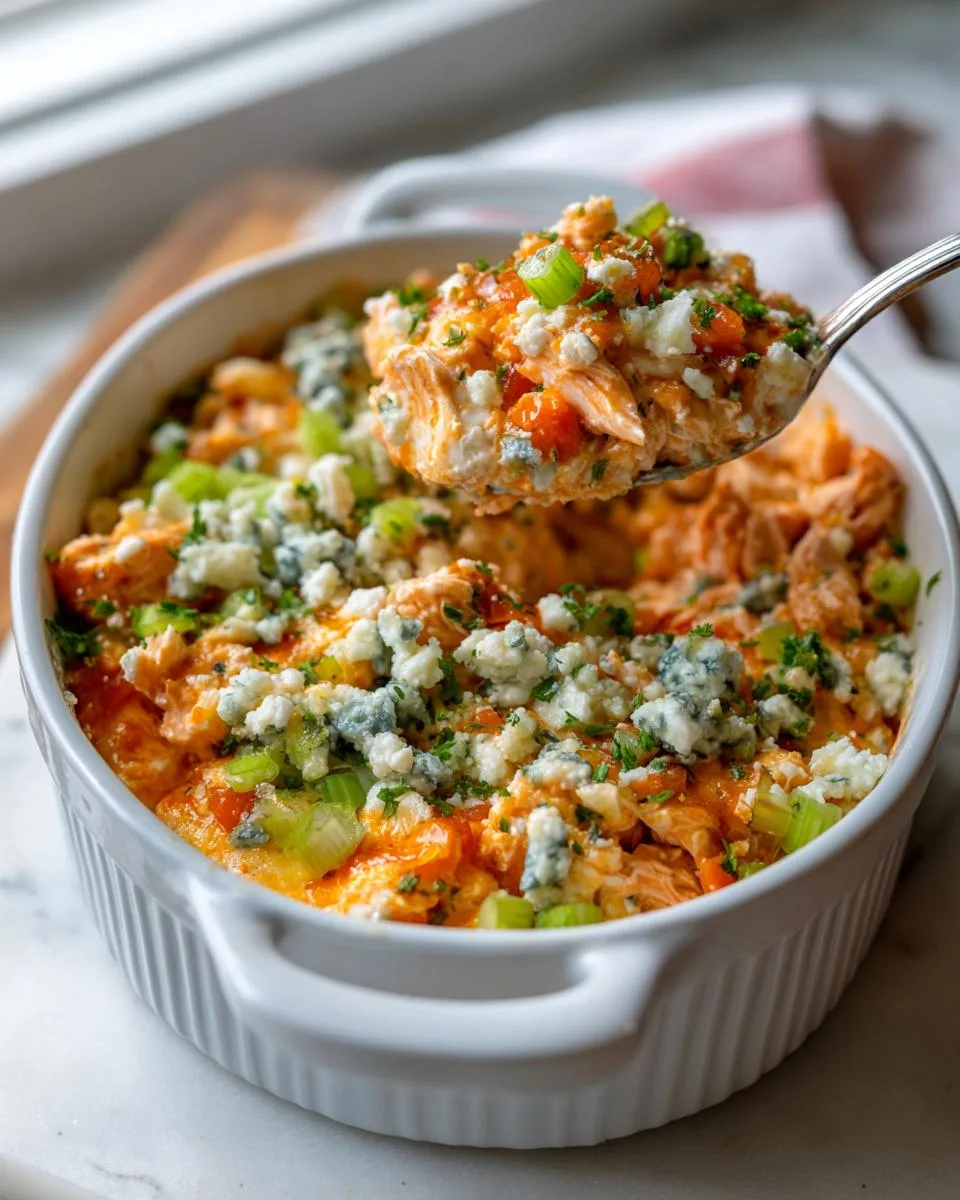 Cottage Cheese Buffalo Chicken Salad - detail 3