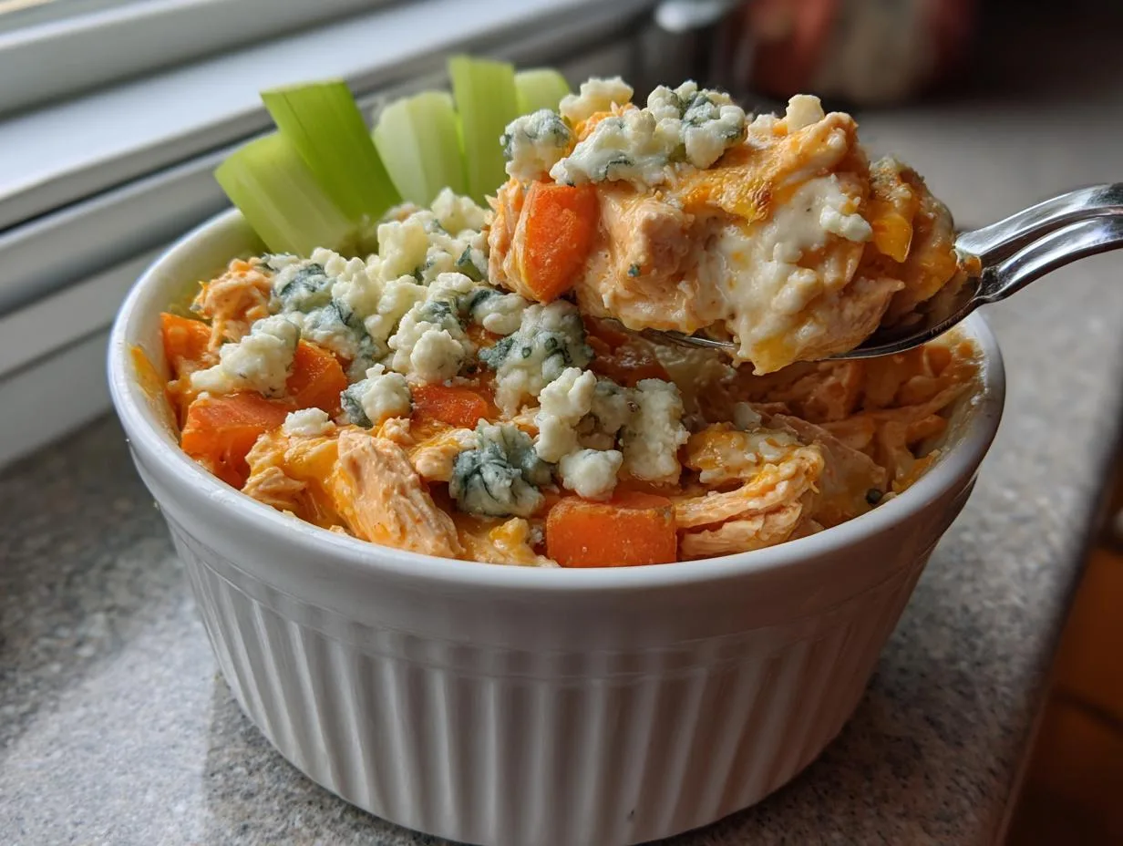 Irresistible Cottage Cheese Buffalo Chicken Salad in Just 10 Minutes