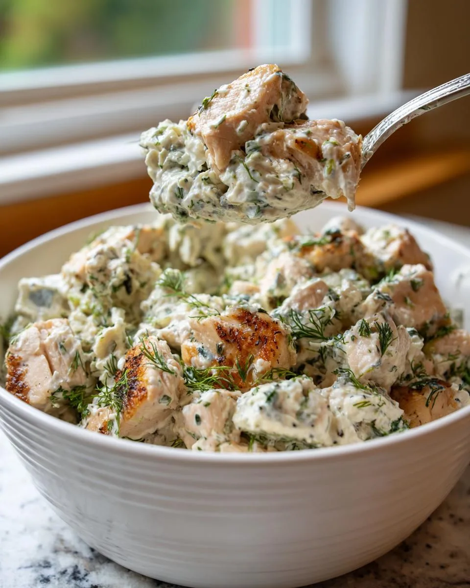Cottage Cheese Caesar Chicken Salad - detail 4